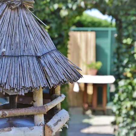 Colorful Comfort In This Bungalow Near A Lake, Beach, Dunes And Sea Hébergement de vacances